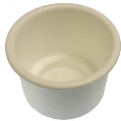 Plastikinis gėrimų laikiklis baltas/juodas