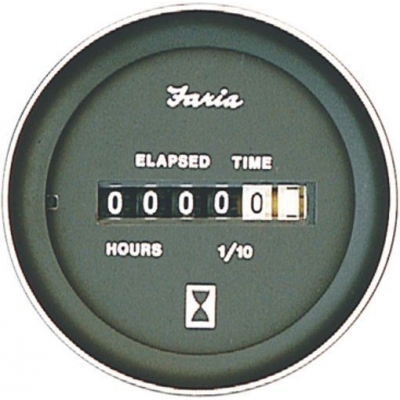 FARIA Moto valandų skaičiuoklė juoda