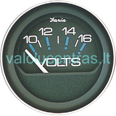 FARIA voltmetras juodas