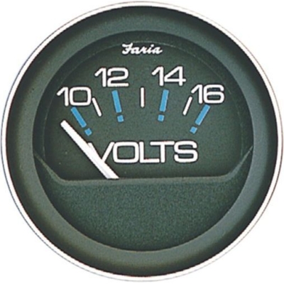 FARIA voltmetras juodas
