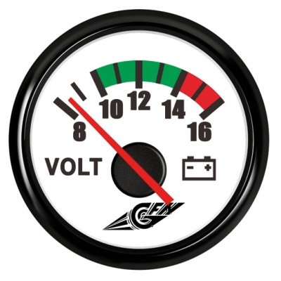 Voltmetras baltas 