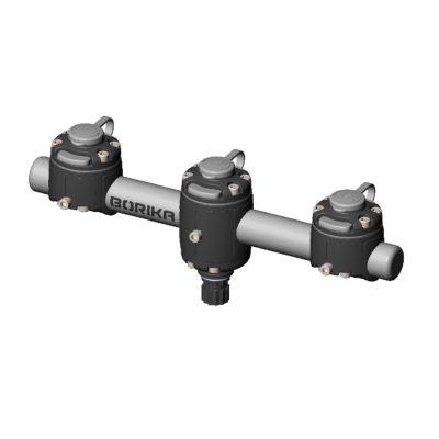 Borika FASTen skersinis su trimis užraktais 350mm Gm350-3