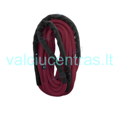 Švartavimosi virvė su kilpa bordo/juoda