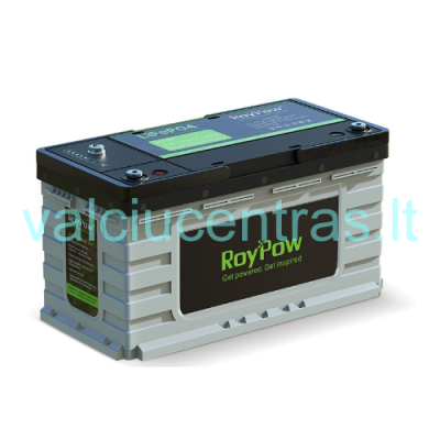 RoyPow S12100C 12.8V 100Ah IP65 Lithium Ion gilaus iškrovimo akumuliatorius