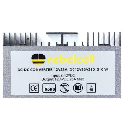 Rebelcell DC-DC 12V25A įtampos keitiklis/inverteris