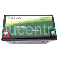 TOPBAND 12V/125Ah LITHIUM BT IP54 akumuliatorius