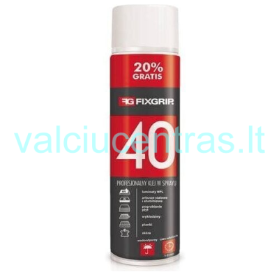 FIXGRIP 40 – purškiami klijai kilimams, 600 ml