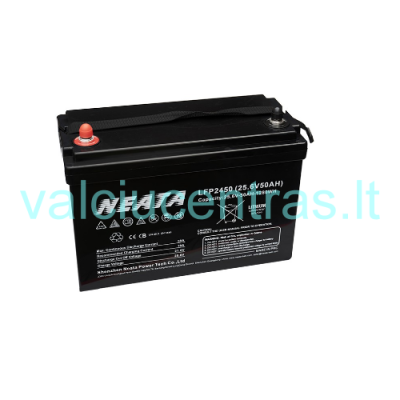 NEATA 25.6V/50Ah LITHIUM BT akumuliatorius