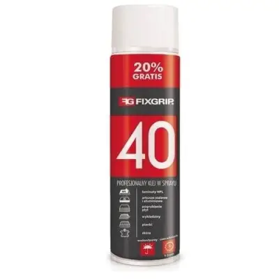 FIXGRIP 40 – purškiami klijai kilimams, 600 ml