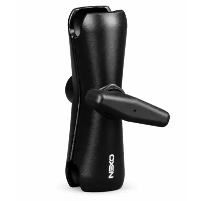 NEXO dvigubas laikiklis su 1,5&Prime; rutulio jungtimis, 14 cm