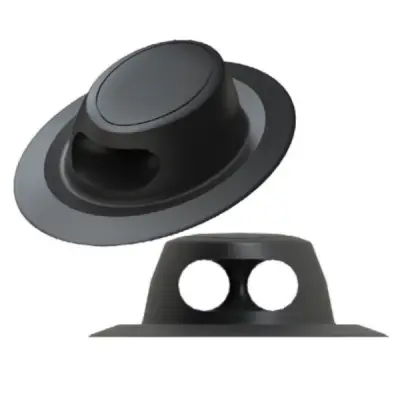 Borika klijuojamas virvės laikiklis