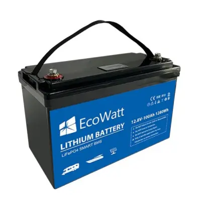 Ličio jonų akumuliatorius EcoWatt 100AH 12.8V