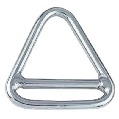 Nerūdijančio plieno trikampis žiedas su skersiniu 8x56mm
