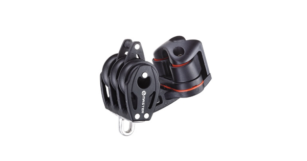 Cubicle Rope Blockers Master triple block with rope blocker, 29 mm loop