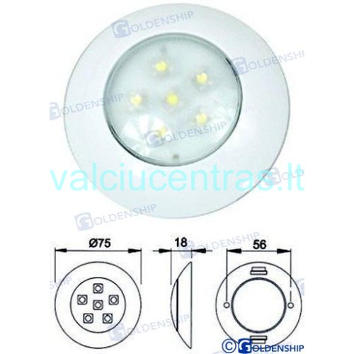 Apvalus LED šviestuvas Nr. 2 Apvalus LED šviestuvas Nr. 2