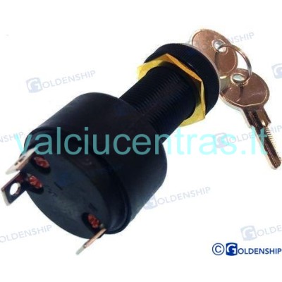 Užvedimo spynelė 3 polių, plastikinė