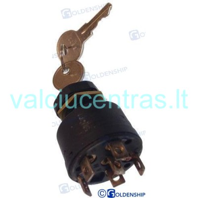 Ignition lock 6-pole