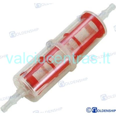 Plastikinis kuro filtras su 8-10 mm pajungimu