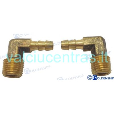 Kuro žarnos jungtis 90º kampu