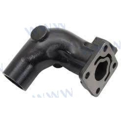 Išmetimo kolektoriaus alkūnė Volvo Penta AQ serijos varikliams Išmetimo kolektoriaus alkūnė Volvo Penta AQ serijos varikliams
