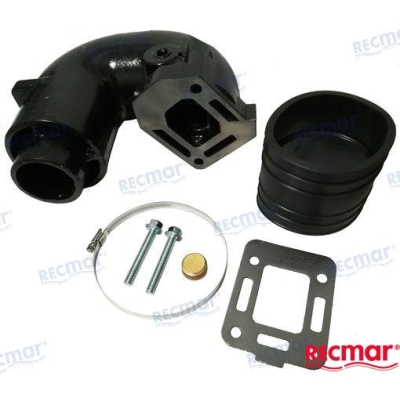 Išmetimo kolektoriaus alkūnė Mercruiser 2.5L-3.0L/LX varikliams
