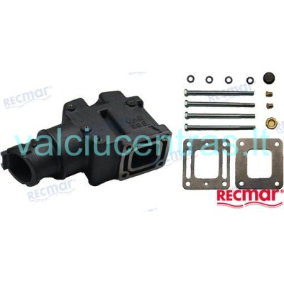 Išmetimo kolektoriaus alkūnė Mercruiser GM V6 ir V8 varikliams