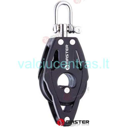 Master viengubas pasukamas blokas su šekeliu 40mm Master viengubas pasukamas blokas su šekeliu 40mm