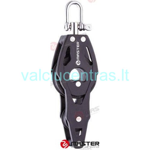 Master viengubas pasukamas blokas su kilpa, šekeliu 57mm Master viengubas pasukamas blokas su kilpa, šekeliu 57mm