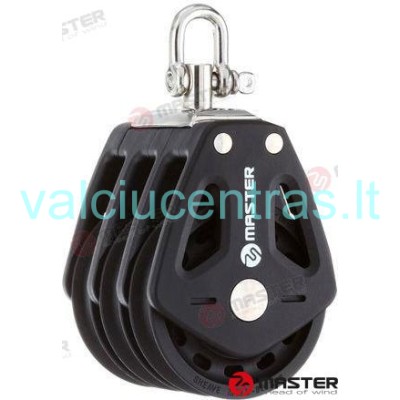 Master trigubas pasukamas blokas su šekeliu 60mm