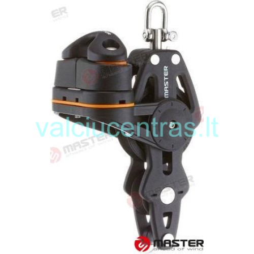 Master viengubas blokas su blokatoriumi, šekeliu, kilpa 90mm Master viengubas blokas su blokatoriumi, šekeliu, kilpa 90mm