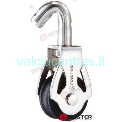 Master viengubas blokas su kabliuku 16mm Master viengubas blokas su kabliuku 16mm