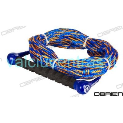 OBRIEN tempimo virvė su rankena mėlyna/geltona