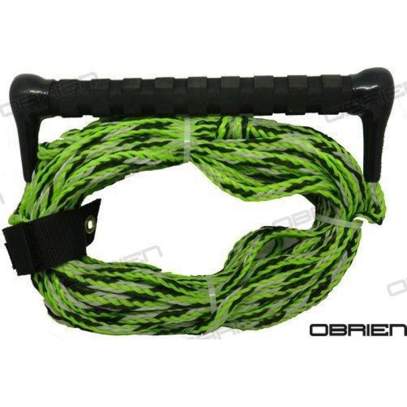 OBRIEN tempimo virvė su rankena žalia/juoda