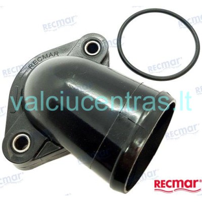 Exhaust elbow connection for Volvo Penta D4/D6 series engines