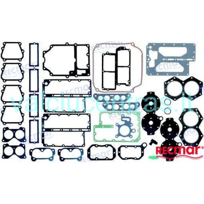 Originalių tarpinių rinkinys Mercruiser/Evinrude V4 Crossflow 