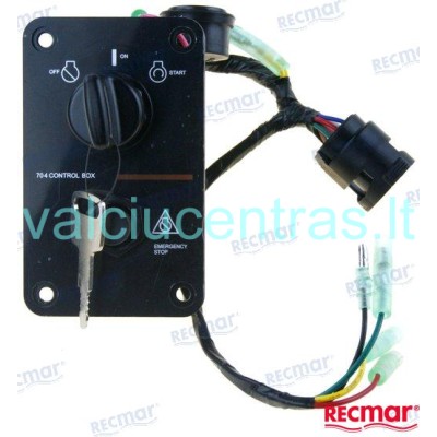 Starting lock with stop key for Yamaha engine