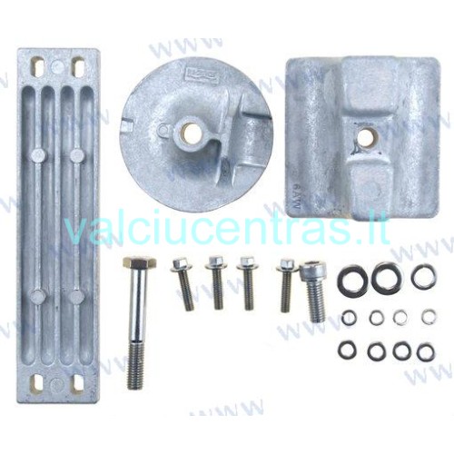 Anodų rinkinys Yamaha 300-350Ag galingumo varikliams Anodų rinkinys Yamaha 300-350Ag galingumo varikliams