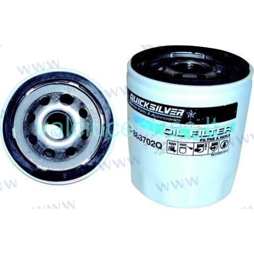 Originalus tepalo filtras MerCruiser 4.3L varikliams Originalus tepalo filtras MerCruiser 4.3L varikliams