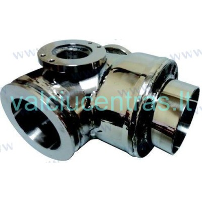 Exhaust elbow for Volvo Penta D4/D6 series engines