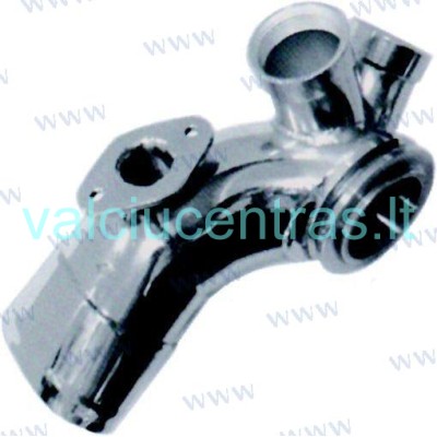 Stainless steel exhaust manifold elbow for Mercruiser diesel engines