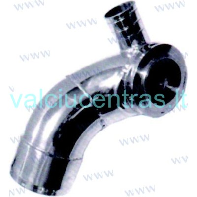 Stainless steel exhaust manifold elbow for Mercruiser diesel engines