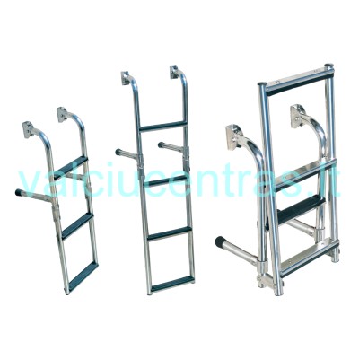 Sulankstomos nerūdijančio plieno kopėtėlės 104x27 cm