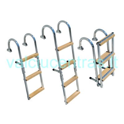 Sulankstomos nerūdijančio plieno kopėtėlės 76x27 cm