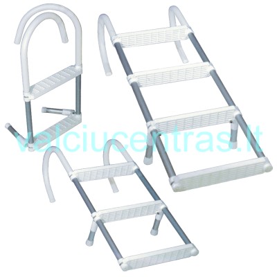 Anoduoto aliuminio kopėtėlės 3 pakopų