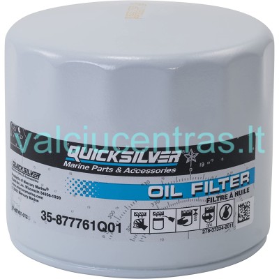 MERCURY originalus tepalo filtras varikliui nuo 75 AG iki 115 AG