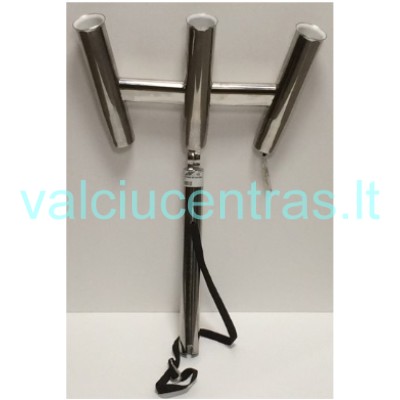 Nerūdijančio plieno meškerių laikiklis