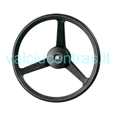 Termo plastiko vairas juodas