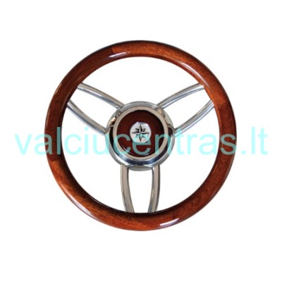 Nerūdijančio plieno vairas 350 mm