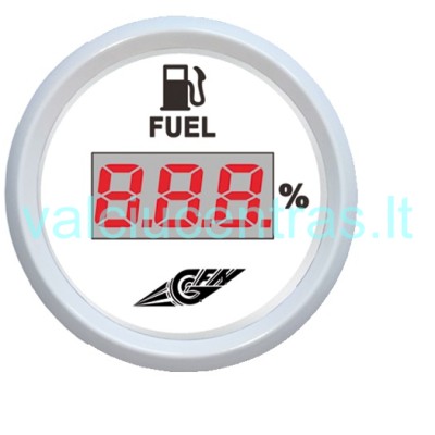 Degalų lygio skydelis baltas 