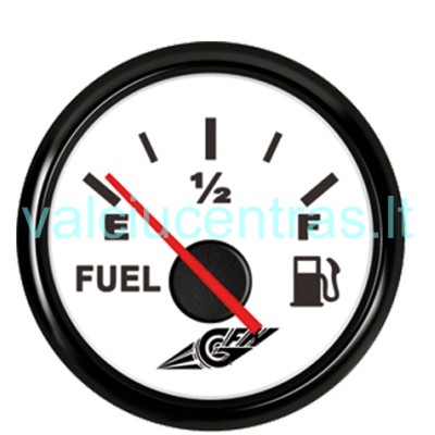 Degalų lygio skydelis baltas 